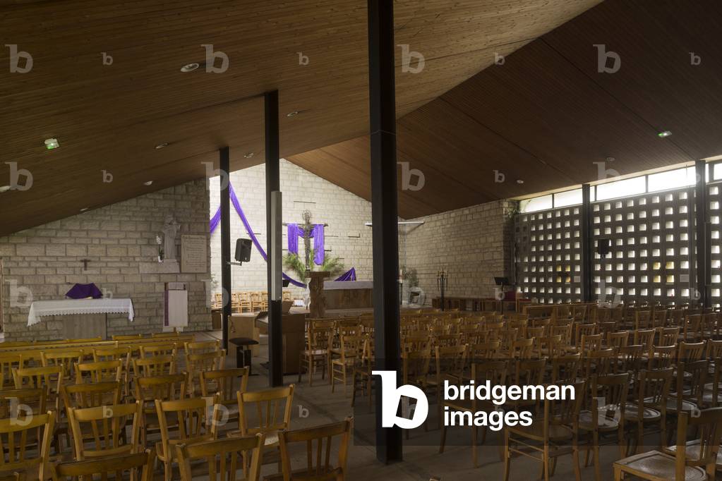 Church of Sainte Madeleine, Massy, 1955 (photography)