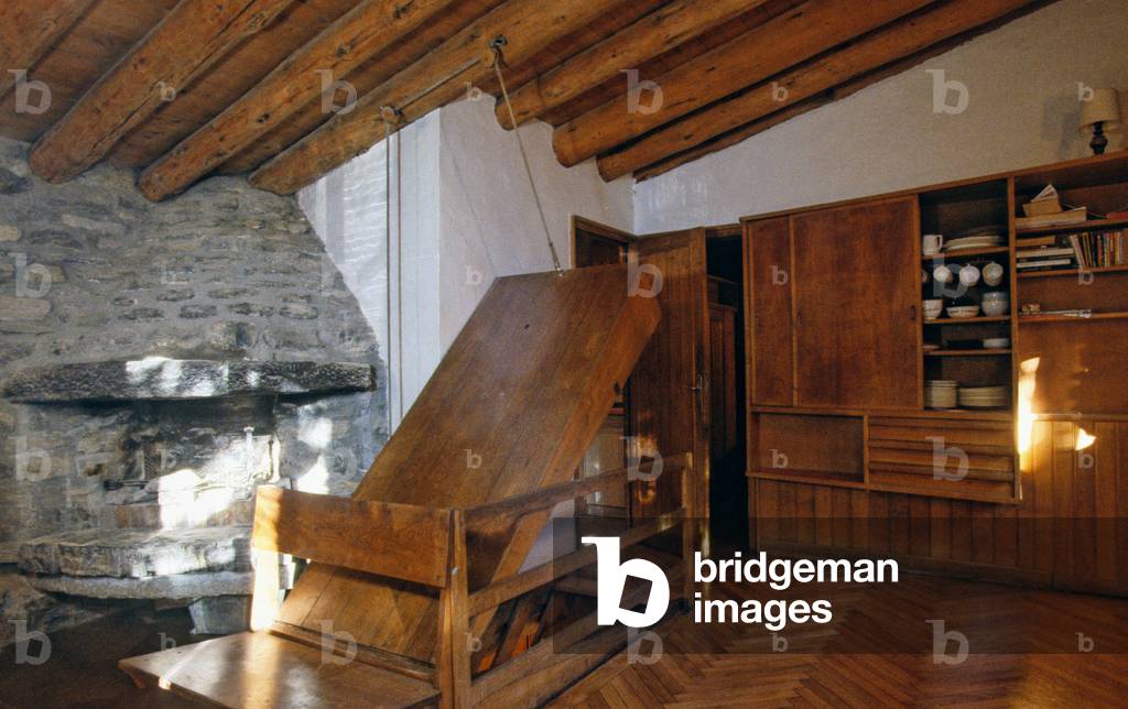 The chalet Joliot Curie in Courchevel (Savoie).Construction 1949-1950, architect Denys Pradelle.