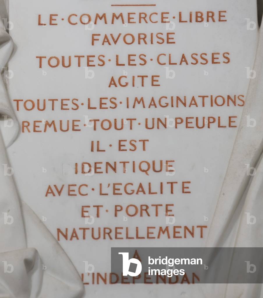 Plaque on the Virtues of Commerce, Dome of the Invalides (photograph)