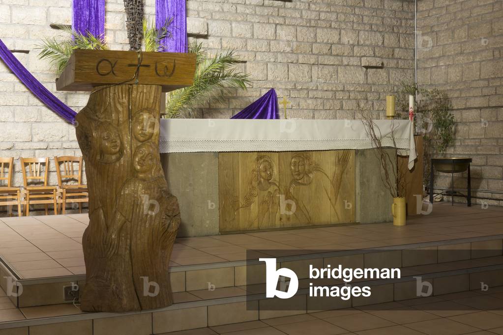 Church of Sainte Madeleine, Massy, 1955 (photography)