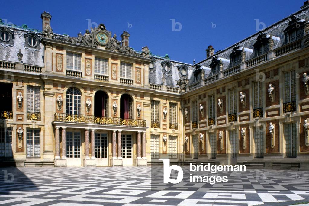 Marble yard. Chateau de Versailles (Les Yvelines). Principal architects: Louis Le Vau (1612-1670) and Jules Hardouin Mansart (1646-1708), 1660-1700.