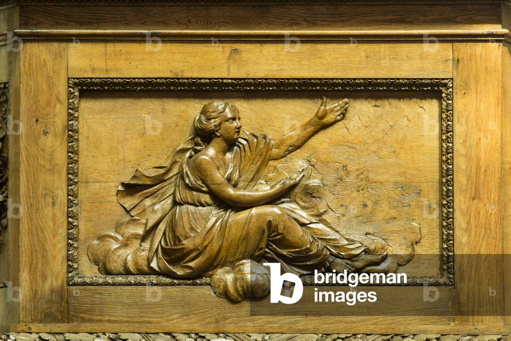The pulpit of 1786, Cathedral of Notre Dame de Bayeux