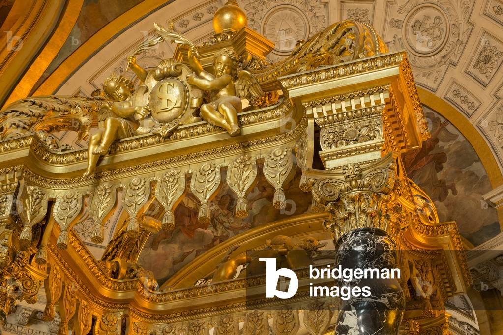 Detail of the Canopy of the Altar (1842-1853) of the Dome of the Invalides (photograph)