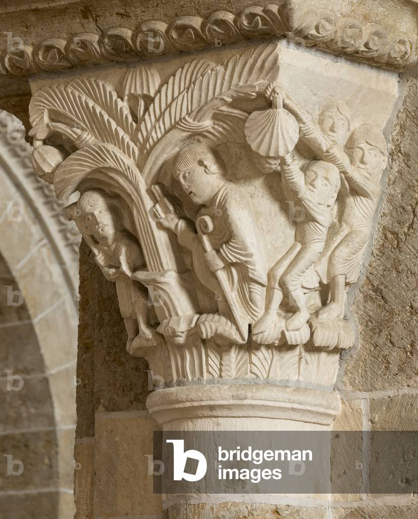 St Martin and the Pagan Tree 12th Century (sculpture)