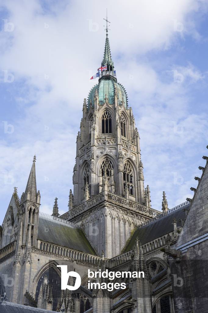 central tower, cathedral of Saint Vincent de Bayeux