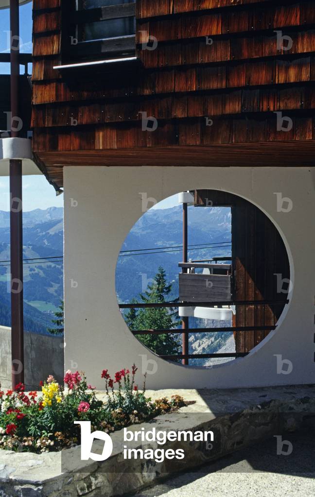 Residence in Avoriaz (Savoie) Architects Jacques Labro and Jean Jacques Orzoni 1967.