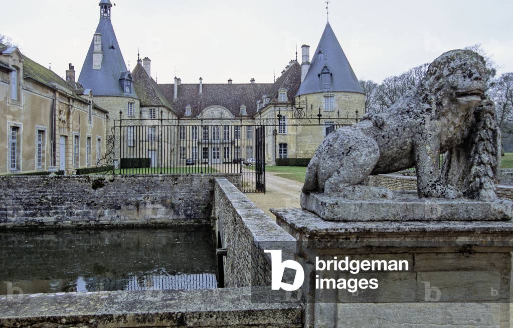 Chateau de Commarin in Cote d'Or.