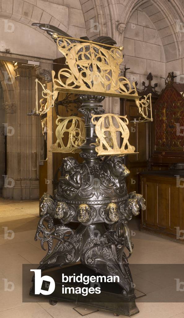 lectorin, 1863 (bronze and gilded iron)