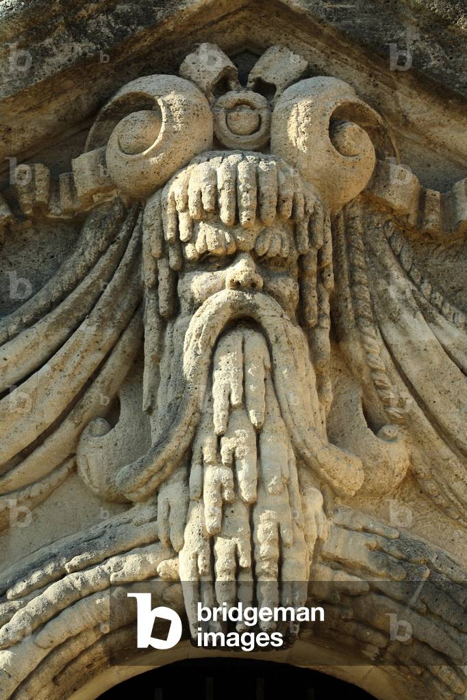 Detail of the Chateau de Maisons Laffitte (Yvelines), architect Francois Mansart (1598-1666), in 1640.