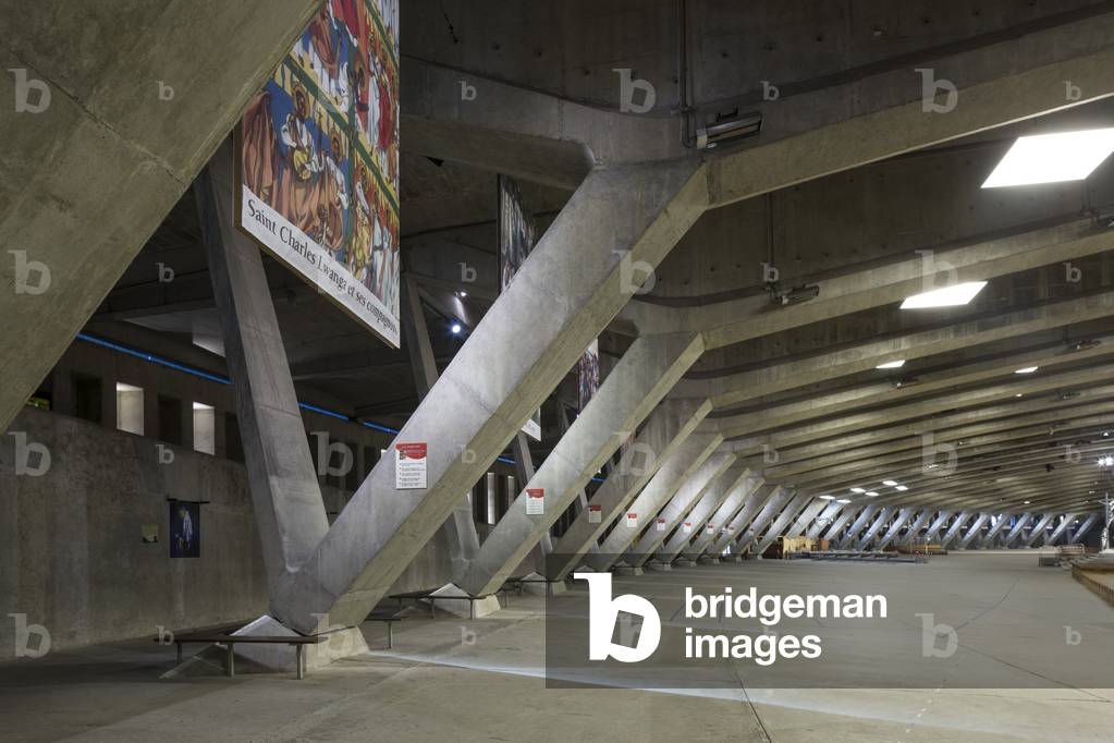Basilica of Saint Pius X, 1956-1958, Lourdes