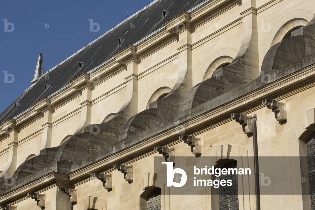Facade du dome des Invalides (1670), Paris (photography)