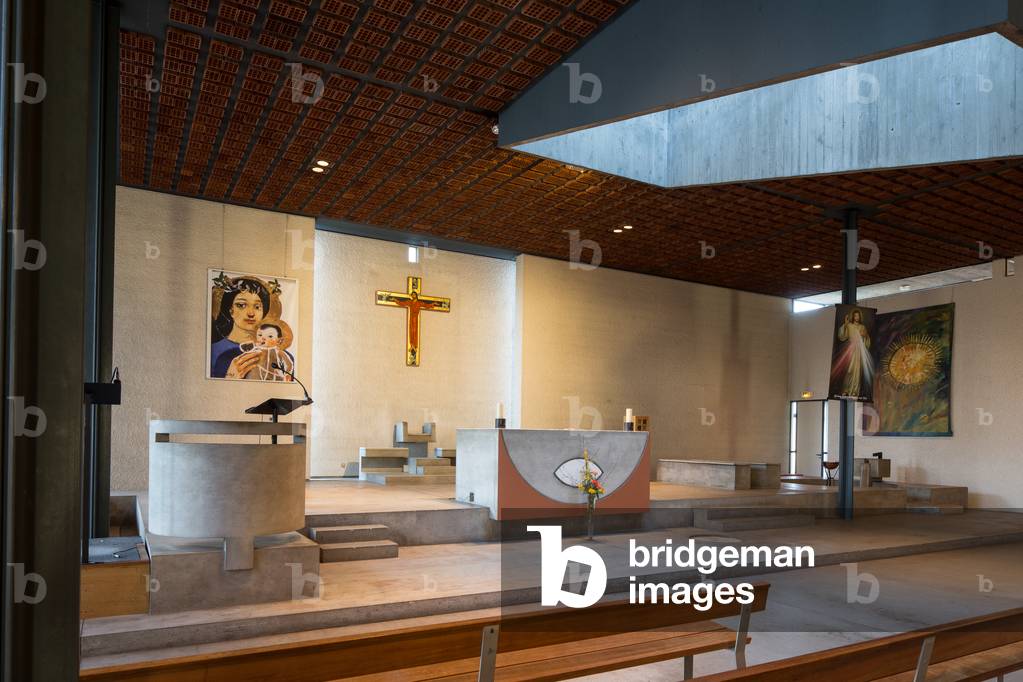 Pierre Chanel Parish Center, Bourg-Saint-Pierre, 1965-1967 (photograph)