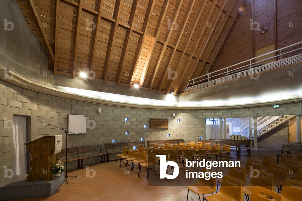 Protestant Temple, 1995-1997, Lagny-sur-Marne