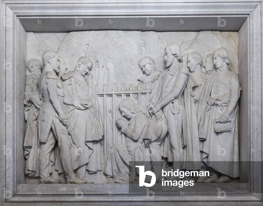 Bas-reliefs of the cellar, dome of the Invalides, Paris (photograph)