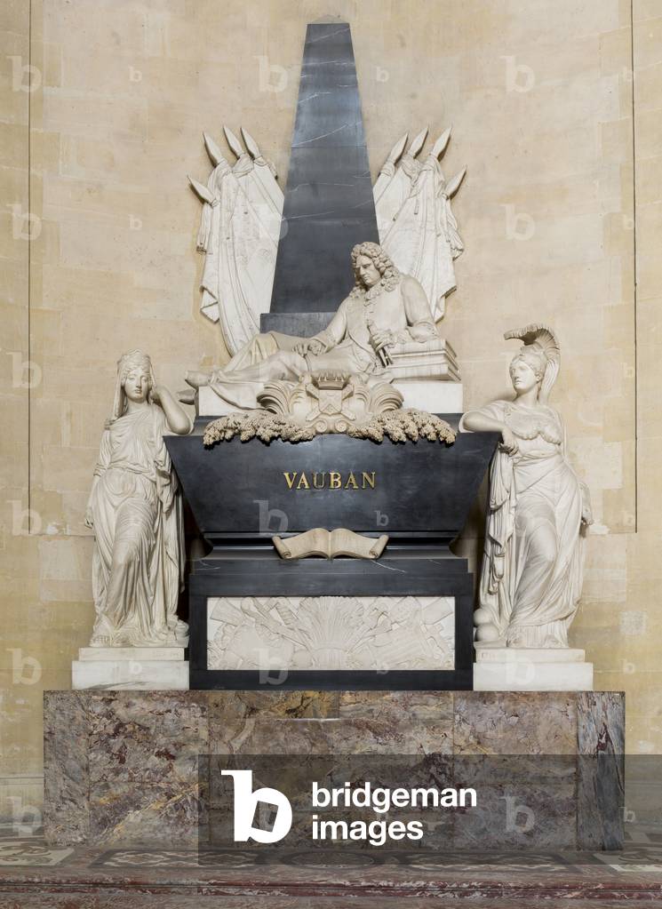 Funeral monument of Vauban, dome of the Invalides, Paris (photography)