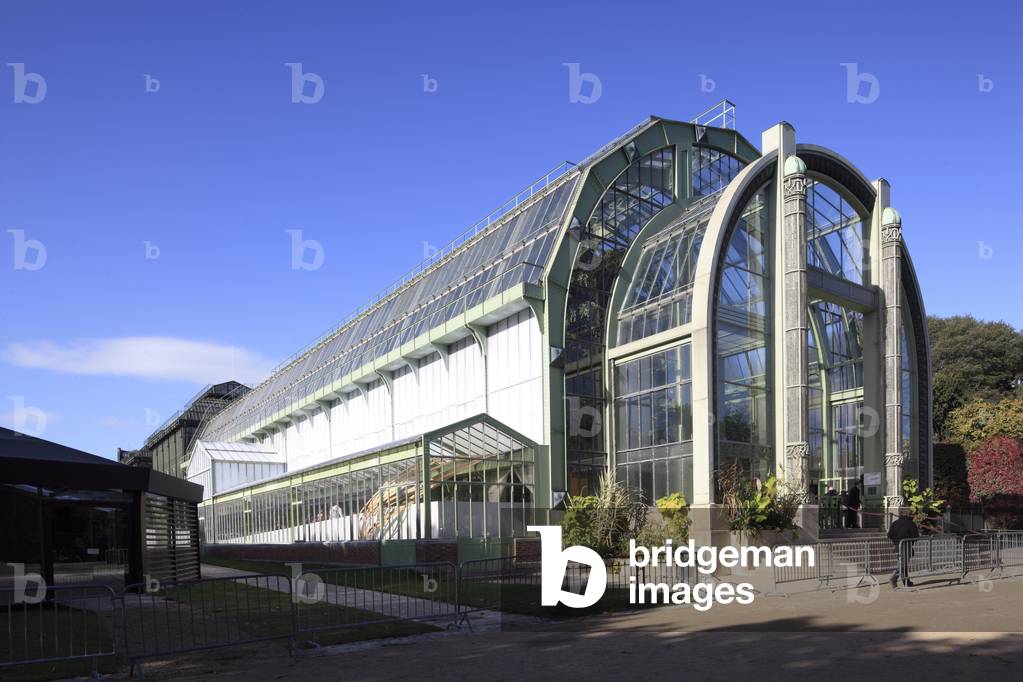 One of the three greenhouses of the garden of plants in Paris 75005.