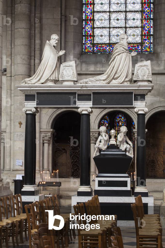 The mausoleum of the brothers Davy du Perron, 1637. Cathedral of St. Stephen of Sens