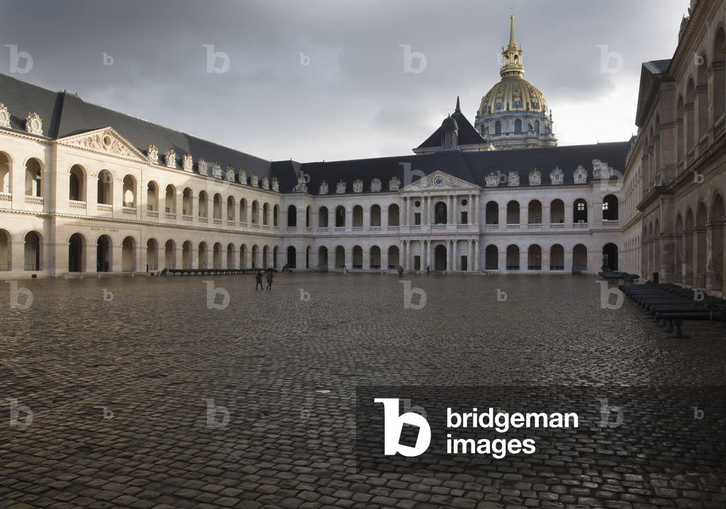 The Cour du Dome des Invalides (1670), Paris (photograph)