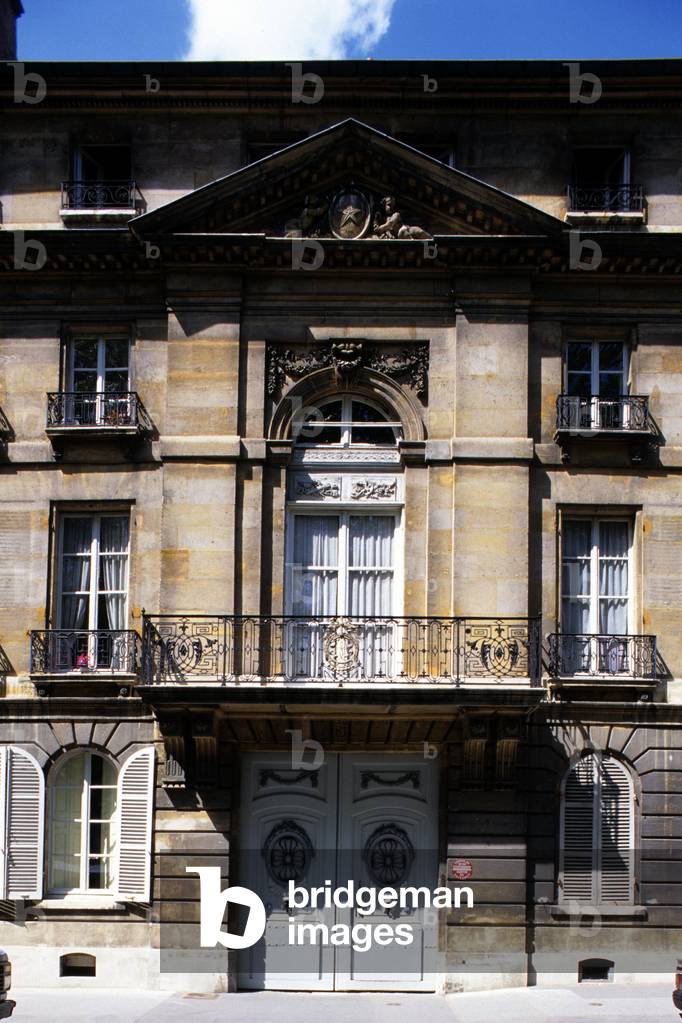 Brucker hotel, 83 avenue de Saint Cloud, Versailles (Les Yvelines). Hotel particulier attributed to the architect Richard Mic, 1768.