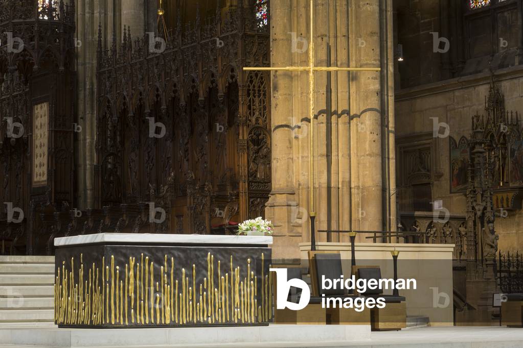 Liturgical furniture. St. Stephen's Cathedral in Metz, 12th-15th Century (Photograph)