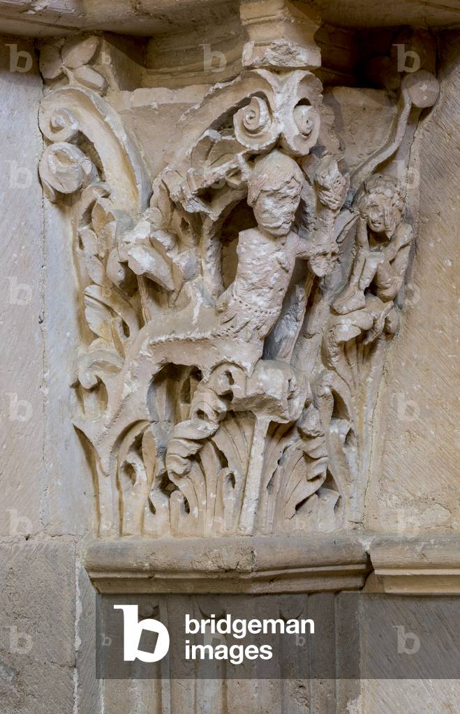 Ulysses and the Mermaid, 12th Century (sculpture)