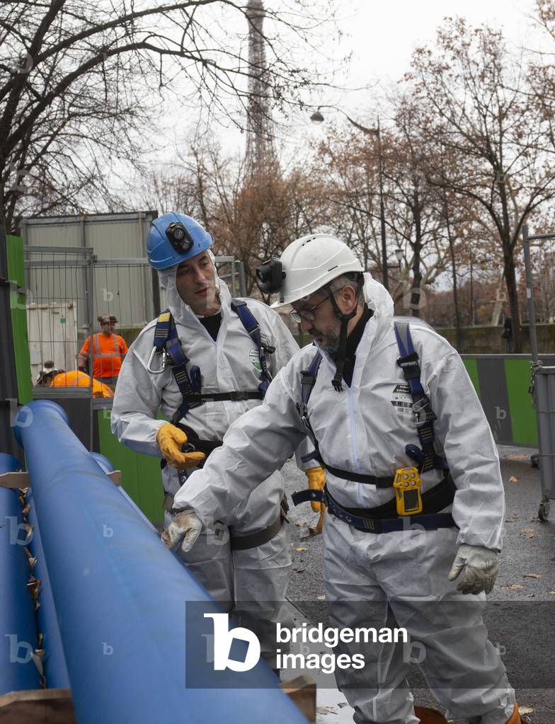 Construction site, segouts de Paris, 2018 (photography)