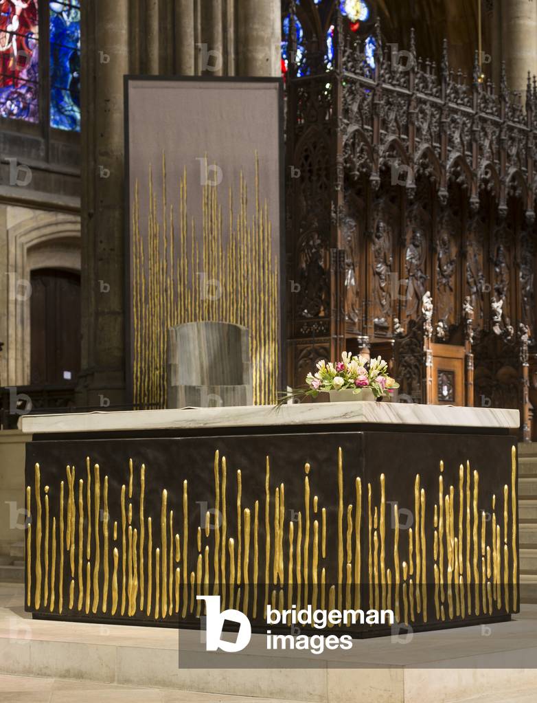 Choir. St Stephen's Cathedral in Metz, 12th-15th Century (photo)