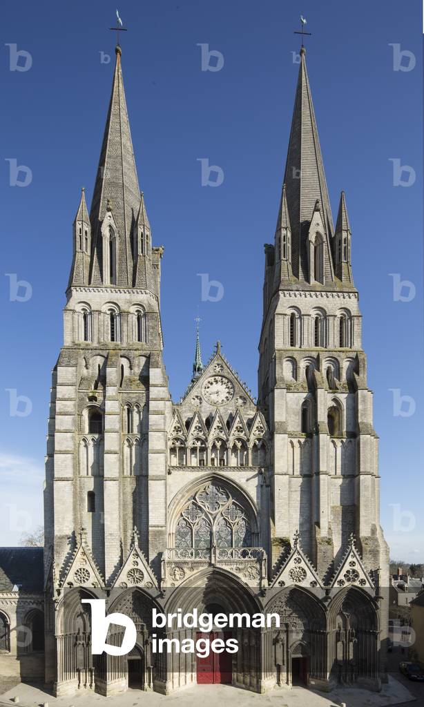 Facade, Cathedral of Saint Vincent de Bayeux