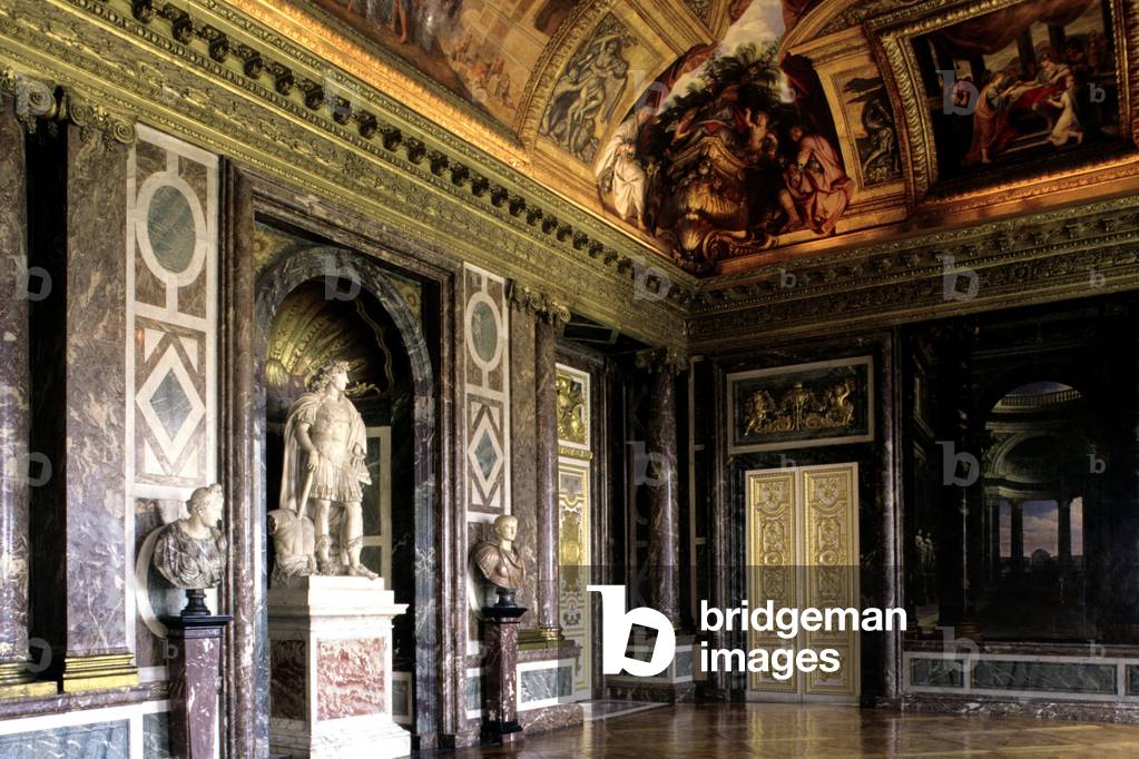 Large apartment of King Louis XIV (1638-1715) called the flat of the planets, Venus lounge with intervention by Jules Hardouin-Mansart (1646-1708). Chateau de Versailles (Les Yvelines). Principal architects Louis Le Vau (1612-1670) and Jules Hardouin Mansart (1646-1708), 1660-1700.