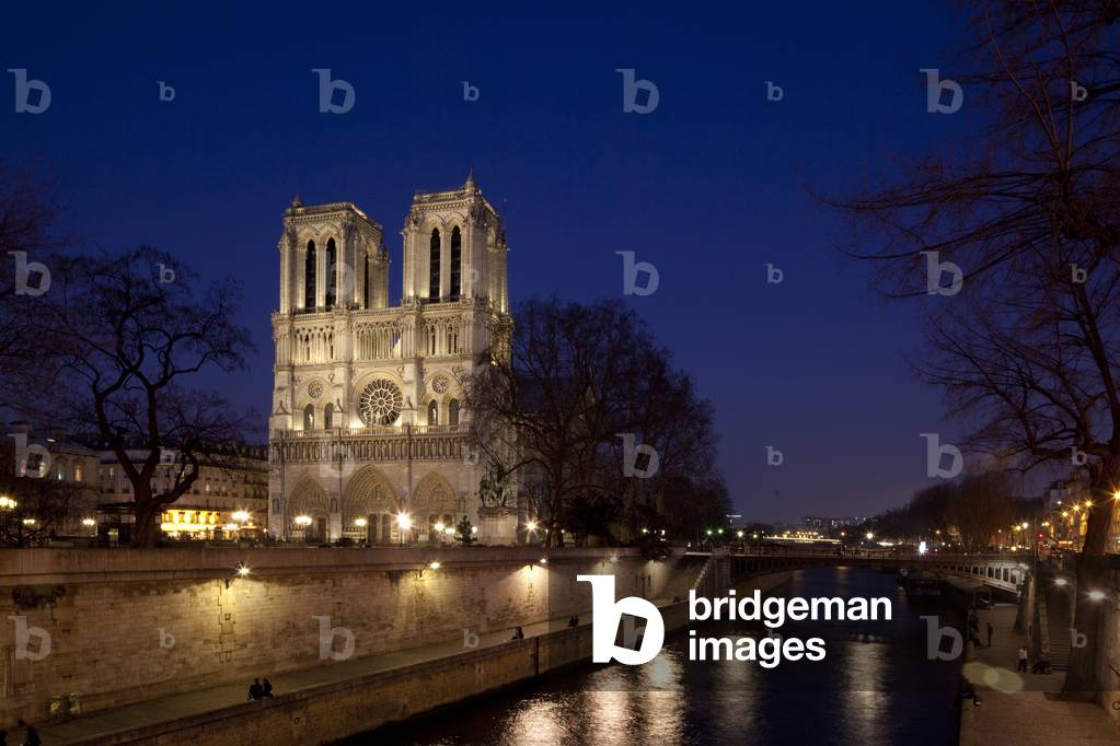 Notre Dame de Paris Cathedrale Notre Dame de Paris - Paris 4 - XIIIth, XIIIth, XIXeme, rehabilitation by Viollet-le-Duc -