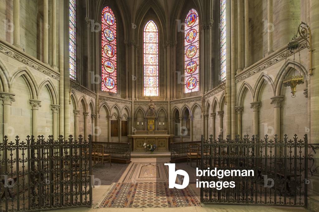 axial chapel, Saint Vincent Cathedral of Bayeux