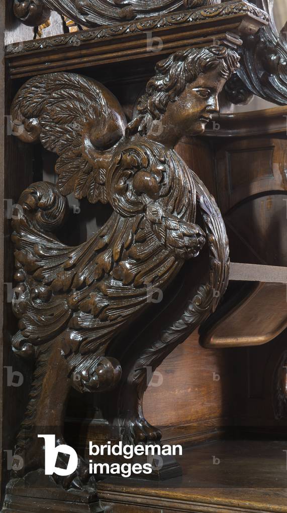 Renaissance stalls of 1589, cathedral of Saint Vincent de Bayeux