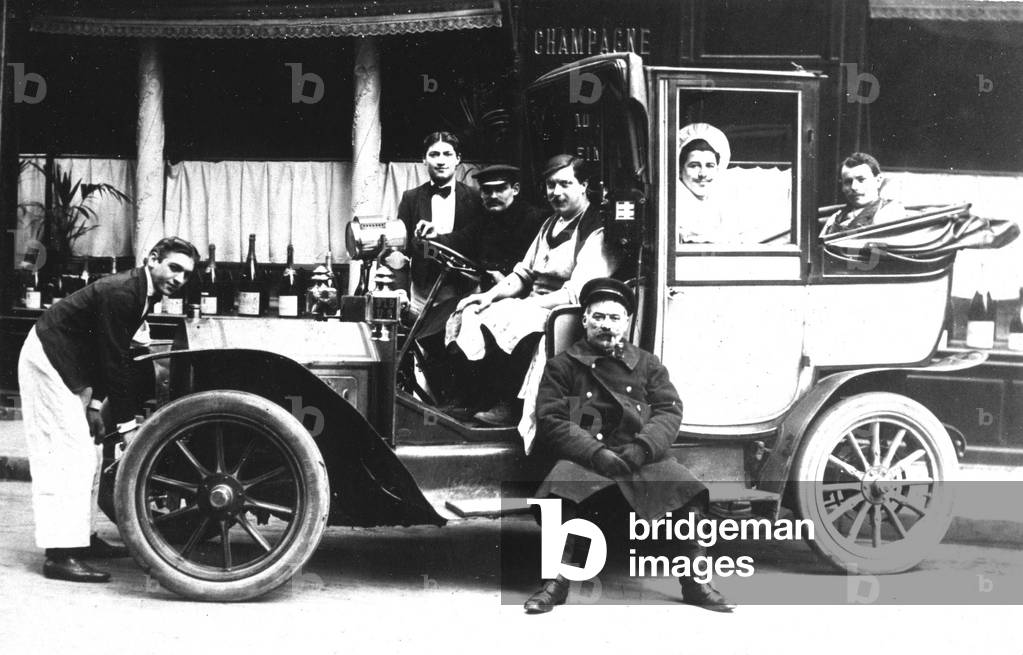 Car in fet-1920 - Postcard 1920