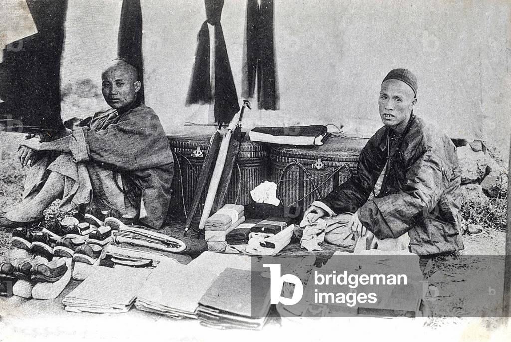 Portrait of Chinese Merchants. Photograph of 1905.