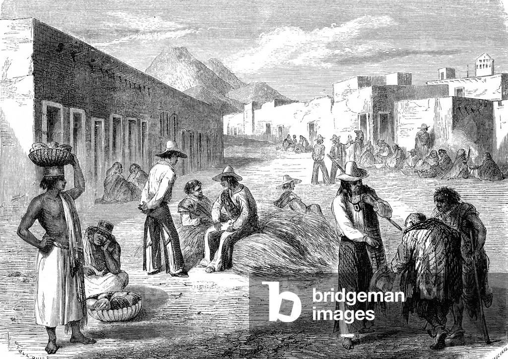 March in Chihuahua, Mexico, 1861