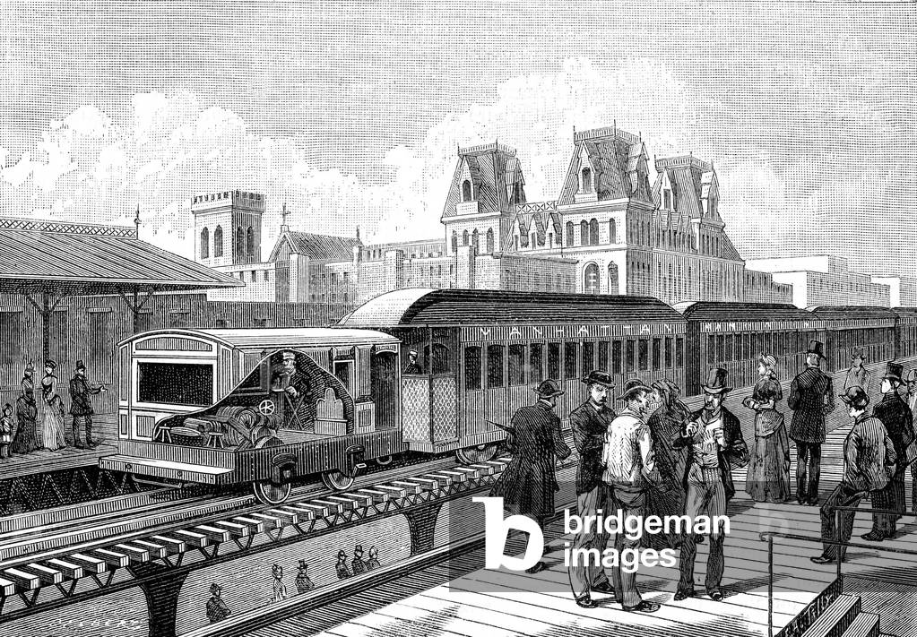Air Metro (electric) to New York in 1885