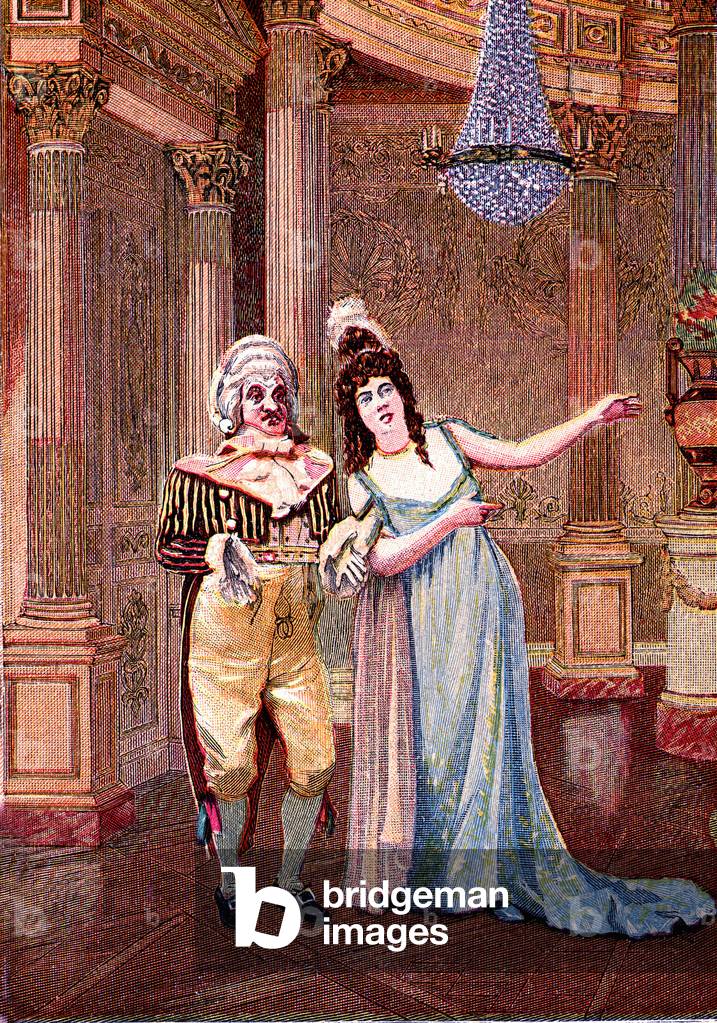 Mrs. ANGOT's daughter: Publicity 1890. Opera Comique in 3 Acts by Charles Lecoq (1832-1918). 1890