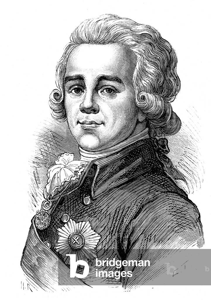 Paul 1rst of Russia,1885 (Engraving)