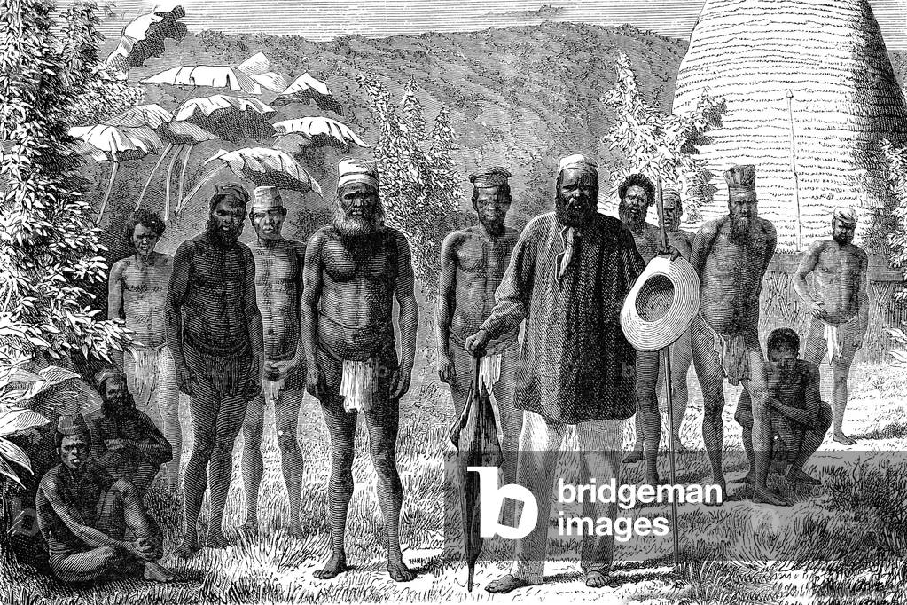 Native of New Caledonia. 1885 engraving