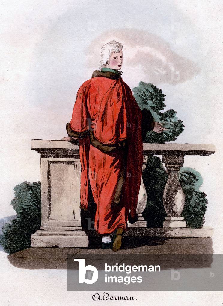 Councillor, 19th century engraving.