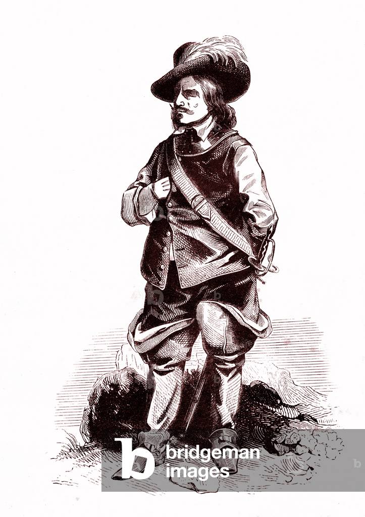 Oliver CROMWELL, 1847 (engraving)