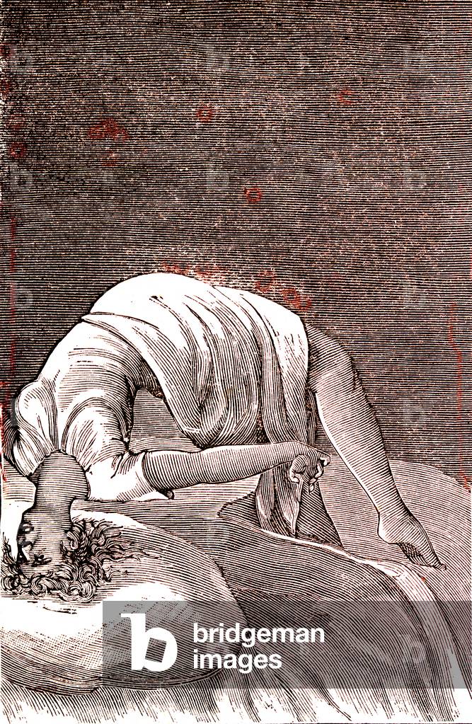 Hysteria, mental and nervous disorder, arising from intense anxiety. 1887  (engraving)