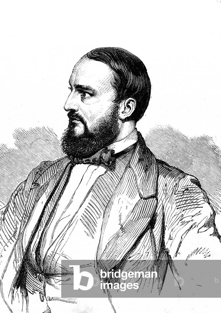 Enrico TAMBERLICK ,italian tenor, 1884  (engraving)