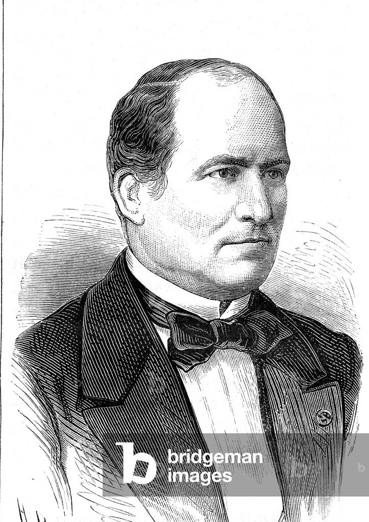 Baron George Eugene Haussmann, 19th century (engraving)