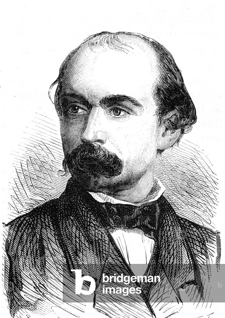 "Alvaro REYNOSO (1829-1888)" 1867, b/w