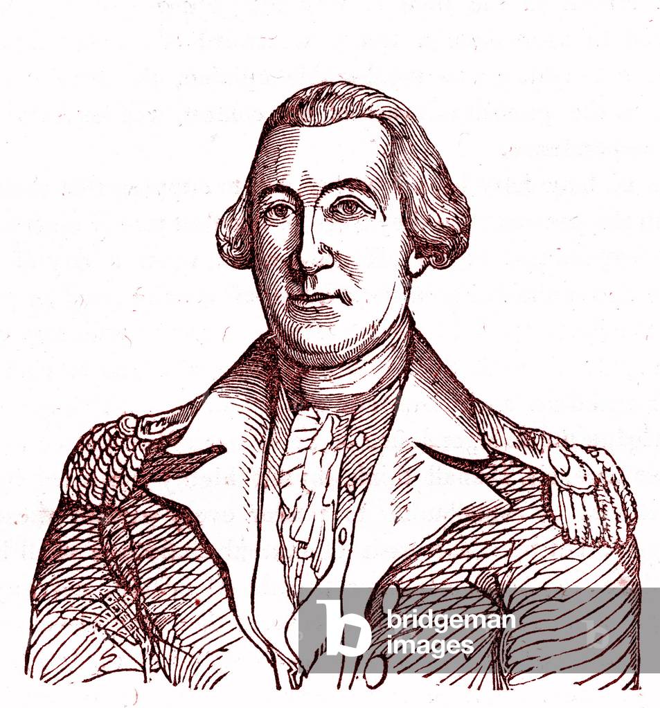 Joseph REED (1741-1785), American politician, lawyer and officer (War of Independence). Engraving 1855