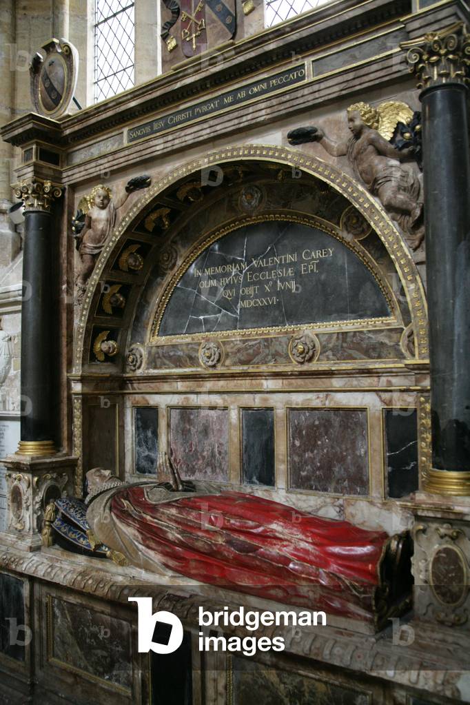 Tomb of Bishop Carey, North Choir Aisle, Exeter Cathedral (photo)