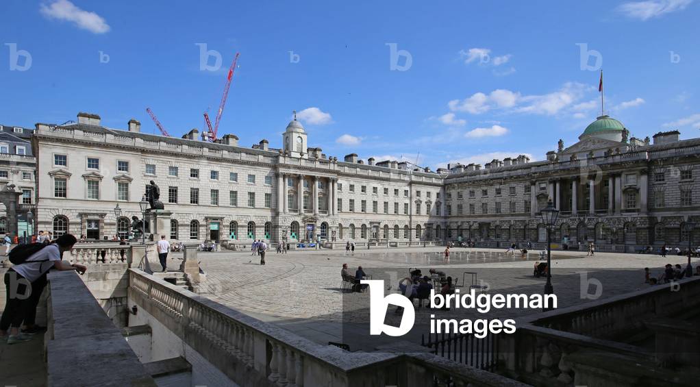 The great courtyard of Somerset House from the north east corner (photo)