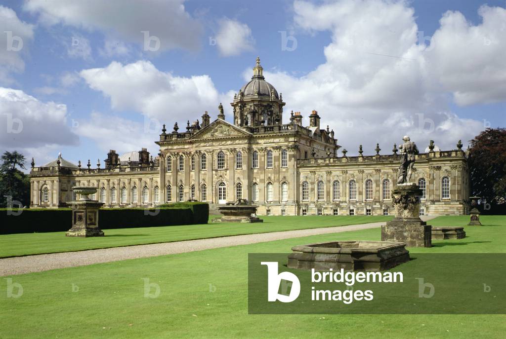 View of the Garden Front, Castle Howard, North Yorkshire (photo)