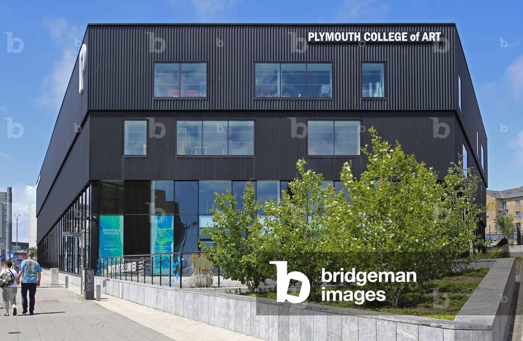 View of the craft workshops building from the south, Plymouth College of Art (photo)